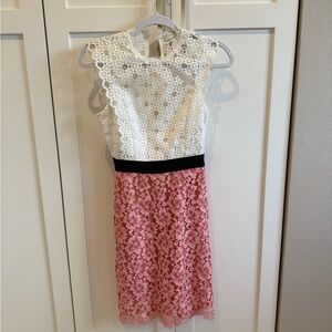 Sandro floral lace dress size 34
